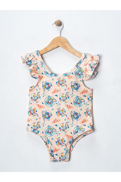 MAXI DRY Patterned Girl's Swimsuit 1-5 Years