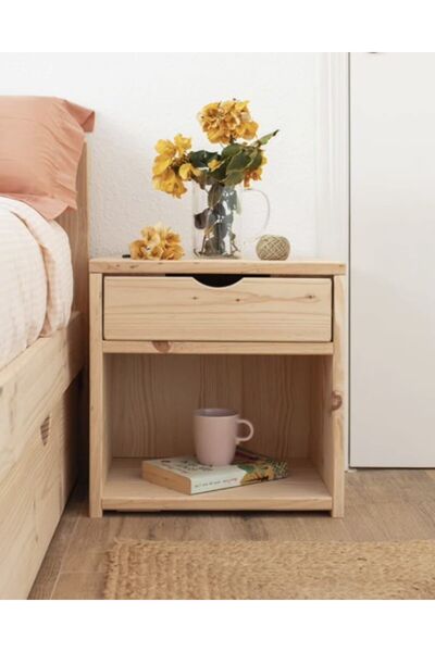 İZMİRMASİF İSKANDİNAV MASİF KOMODİN 45*45*30