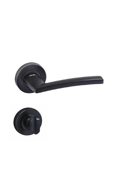 EYMEN YAPI Doğans Rodos Black Luxury Rosetă WC Mânerul ușii