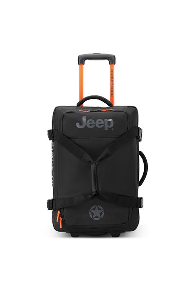 Jeep Js005a 55 Cm Softcase 2-wheel Trolley Duffle Black