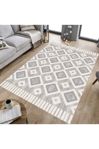 GNL HOME Kilim Desenli Dijital Baskı Salon,Koridor,Mutfak,Balkon,Ofis Halısı