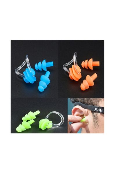 Generic 3 Pairs Swimming Earplugs