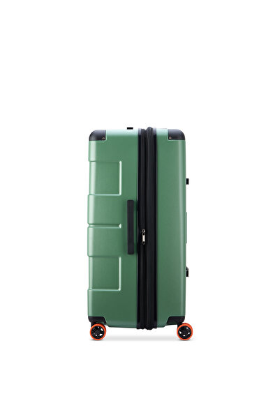 Jeep Jh002B 80 cm Hardcase 4 Double Wheel Expandable Check-In Luggage Trunk Elm Green