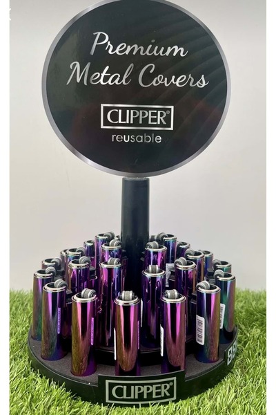 Clipper Parlak Gökkuşağı Taşlı Çakmak
