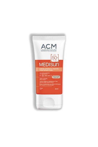 ACM - كريم ميدي صن المعدني الملون بعامل حماية من الشمس 50+، 40 مل