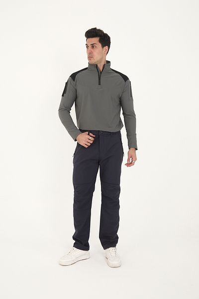 Camp Scoutland Camp595 Outdoor Tactical Softshell Ανθεκτικό στο νερό και τον αέρα Χειμερινό ανδρικό παντελόνι Tactical Navy Blue