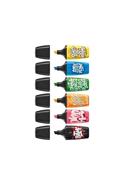 Stabilo Boss mini by snooze one 6lı fosforlu