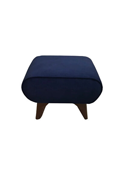 A5 HOME Sandal Lacivert Puf Koltuk 47cm Uzanma Koltuğu Makyaj Koltuğu