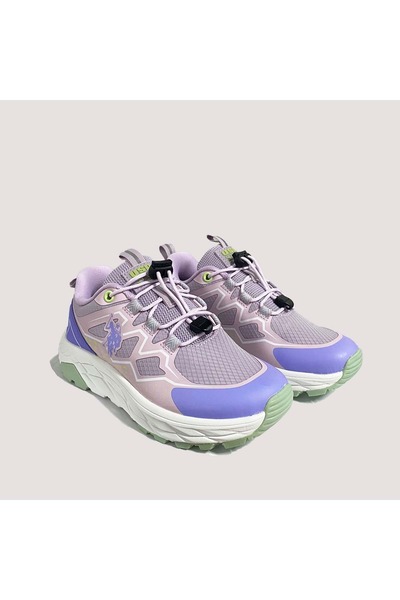 U.S. Polo Assn. 4w Pocco Jr Outdoor Çocuk Spor Ayakkabı - Lila - 32