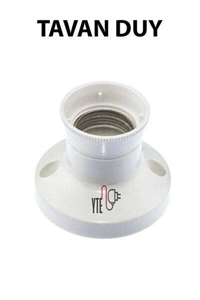 YTE Sağlam Kaliteli Tavan Duy E27 Standart Duy Polikarbonat