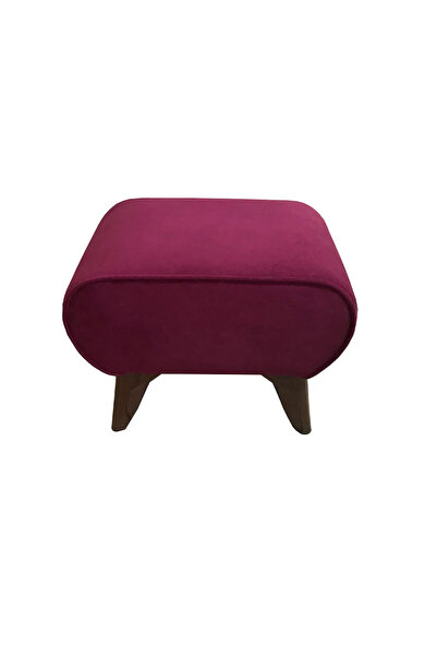 A5 HOME Sandal Mürdüm Puf Koltuk 47cm Uzanma Koltuğu Makyaj Koltuğu