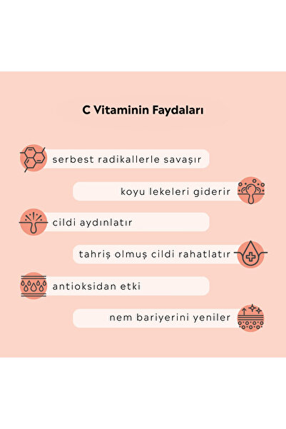 Hanskin Vitamin C Glow Serum- C Vitaminli Aydınlatıcı Serum/%10 Askorbik Asit / 30ml.