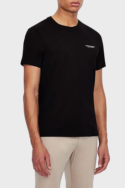 Armani Exchange Tricou pentru ciclism cu croială normală din bumbac Tricou bărbați 8nzt91 Z8h4z 1200