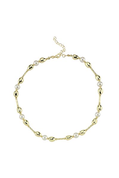 CHARMLUCKY Gold-Piece-Stick Necklace