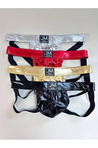 tümsek kadın iç giyim JM DERİ G-STRİNG ERKEK