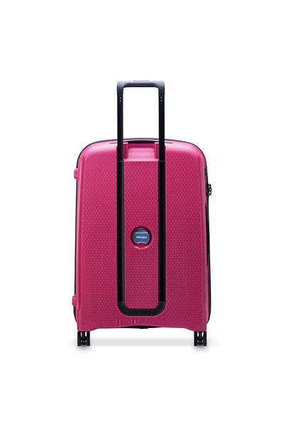 Delsey Belmont Plus 71cm Hardcase Non- Expandable 4 Double Wheel Check-in Luggage Trolley Raspberry