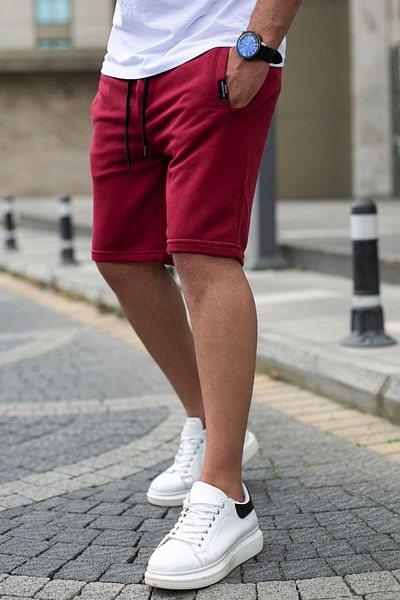Madmext Claret Red pánské šortky Regular Fit 4842