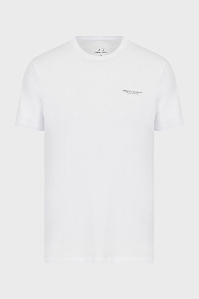 Armani Exchange Ανδρικό T-Shirt από βαμβακερό λαιμόκοψη κανονική εφαρμογή