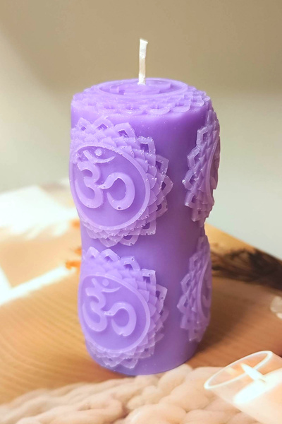 Nil Mum Chakra Serisi Blok Mum Taç Çakra | Sahassara |