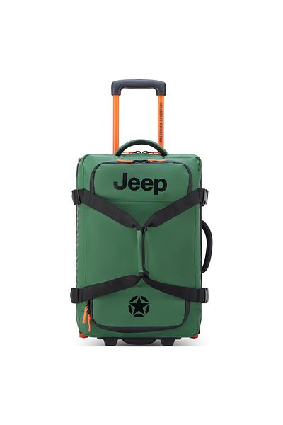 Jeep Js005a 55 Cm Softcase 2-wheel Trolley Duffle Elm Green
