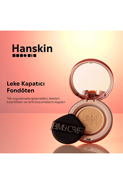 Hanskin Yarı Mat Kapatıcı Fondöten - Blemish Cover Conceal Cushion N.23 Cream