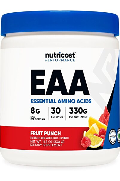 Nutricost EAA Powder 30 Servings (Fruit Punch) - Essential Amino Acids - Non-...