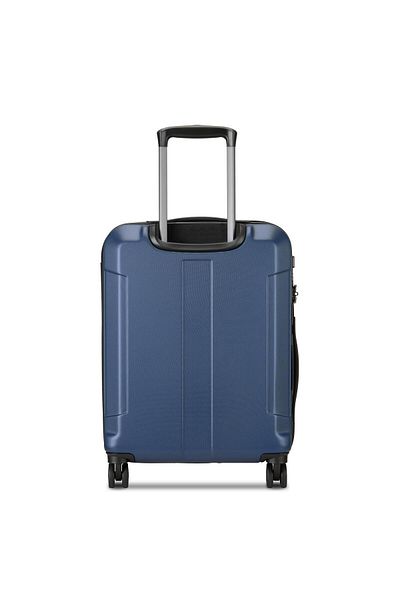 Delsey Depart Hard 61cm Hardcase Expandable 4 Double Wheel Cabin Luggage Trolley Navy Blue