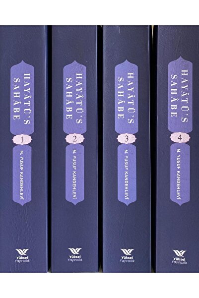 Bera kitap Hayatüs Sahabe Tercümesi Seti Islamın Altın Çağı M.yusuf 4 Kitap Takım