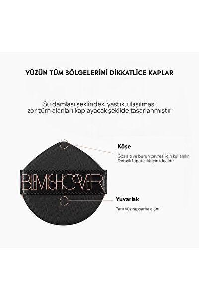 Hanskin Yarı Mat Kapatıcı Fondöten - Blemish Cover Conceal Cushion N.23 Cream