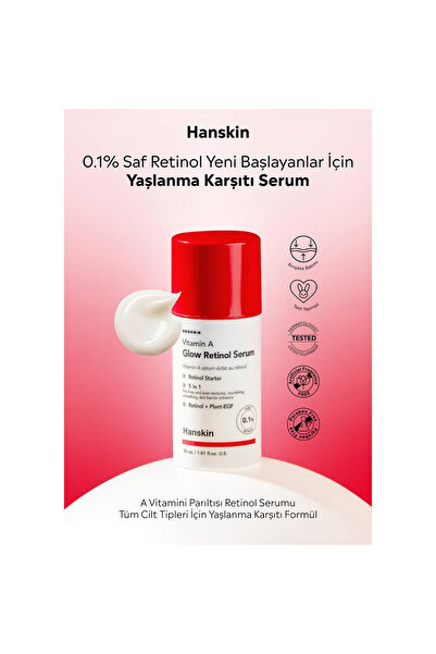 Hanskin Vitamin A Glow Retinol Serum-Yaşlanma Karşıtı-Ton Eşitleyici-Aydınlatıcı- 30 Ml