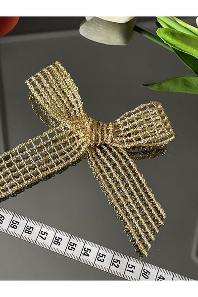 HİMENİSA 3 cm Li Glitter 10 Pieces 10 cm Diameter Ribbon