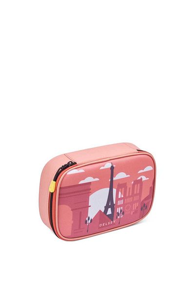 Delsey Back To School 2023 Pencil Box Large Size Pink Printing