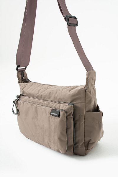 Sanmorris Női 3 rekeszes ejtőernyős szövet állítható Crossbody táska