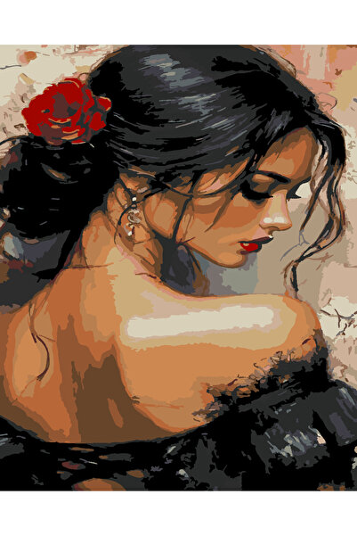 wombhobby İNCE DETAYLAR Sayılarla Boyama Seti 60x75 Çerçeveli (Kasnağa ) Gerili