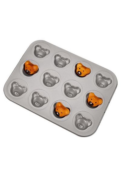 Chavin Carbon Steel 12 Tag Muffin Cupcake Baking Mold Mt125