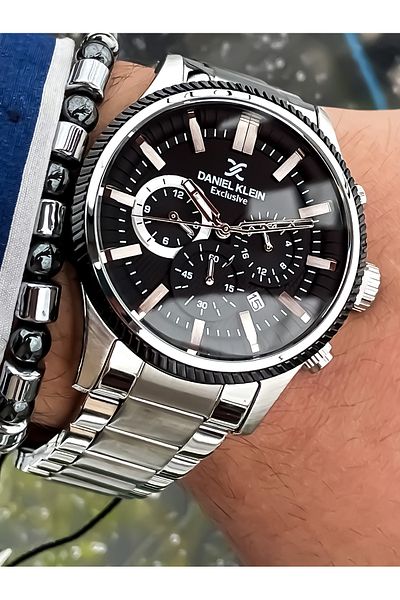 Daniel Klein Multifunction Original Brand Men's Wristwatch and Bracelet Gift