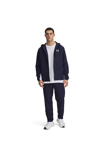 Under Armour Pantaloni de trening pentru bărbați, albastru marin, Rival Woven Windbreaker