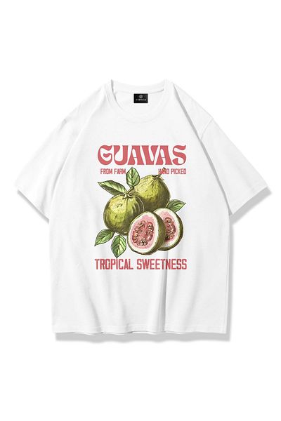 Trendiz Μπλουζάκι Unisex Guavas - Λευκό