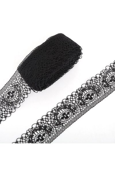 Choice 40mm 10yds black 10ydsLace Lace Accessories Elastic Soft Underwear Underwear Underwear Socks Decorat