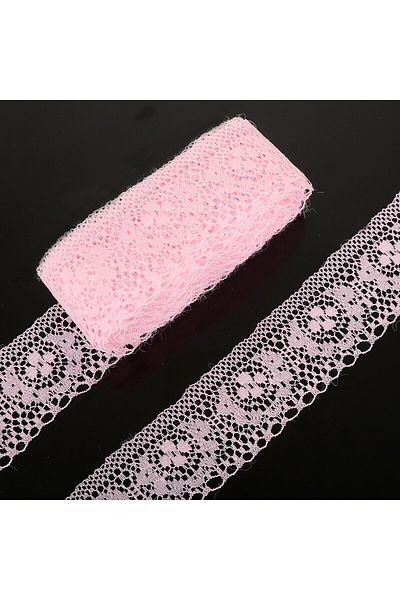 Choice 40mm 10yds Pink 10ydsLace Lace Accessories Elastic Soft Underwear Underwear Underwear Socks Decorati