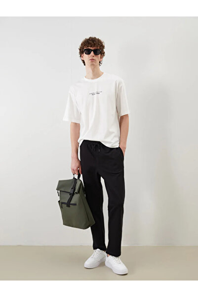 LC Waikiki Xside Black Standard Fit Men's Sweatpants