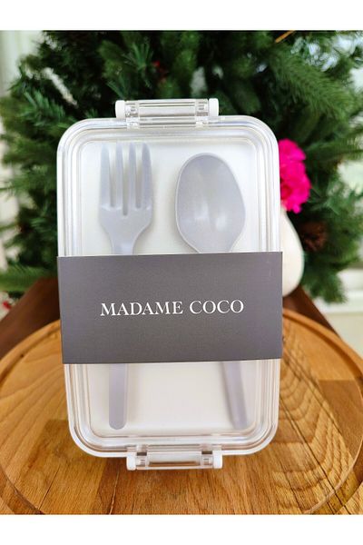 Madame Coco Bonnie Lunch Box with Spoon - Food Container with Spoon