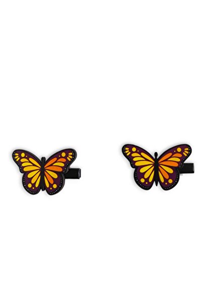 Bebek Özel 2 штук набір дитячих шпильок з фігурками метеликів, дерев'яні, з У...