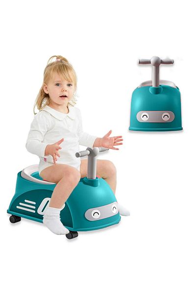 Cady One Non-Slip Splash Guard Toilet Training Seat for Toddlers with Removable Toilet Bowl