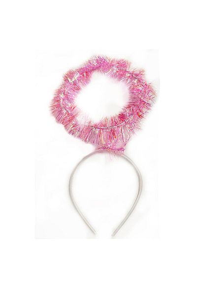 BilfolD Pink Metalized Angel Hare Crown Child Adult Compatible