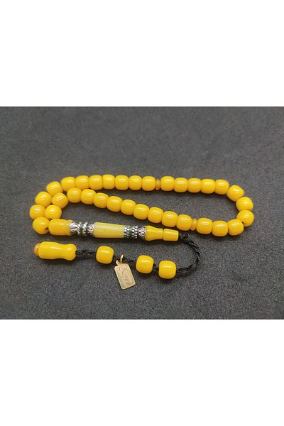 İskeçe Exclusive Zeyn Master Work Double Sanding Double Polish Wrist Length Silver Nakash Squeeze Amber Certified 7510