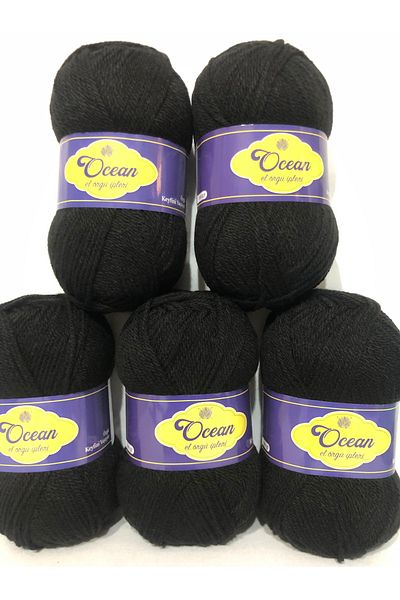 Selen 5 Pieces Patika Hand Knitting Rope 100 Gr 225 Meters