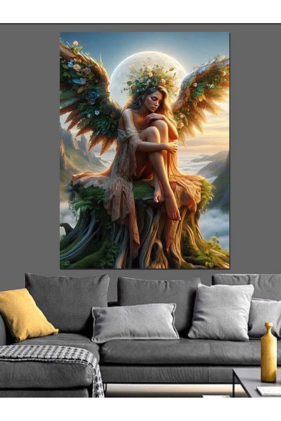 Tablomega Pânză decorativă Fairy Girl - Lemn MDF