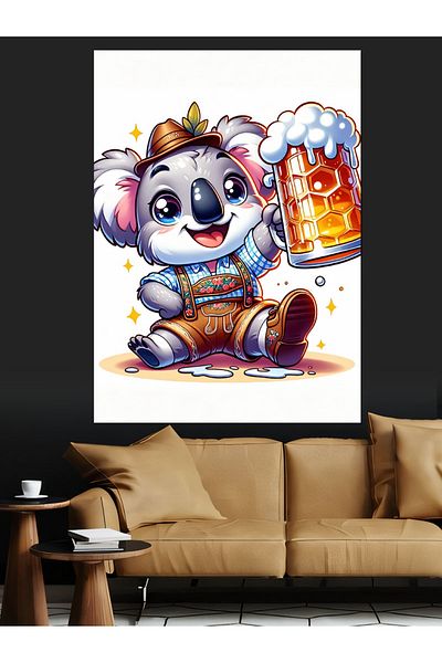 Tablomega Pânză Koala - Masă din lemn MDF