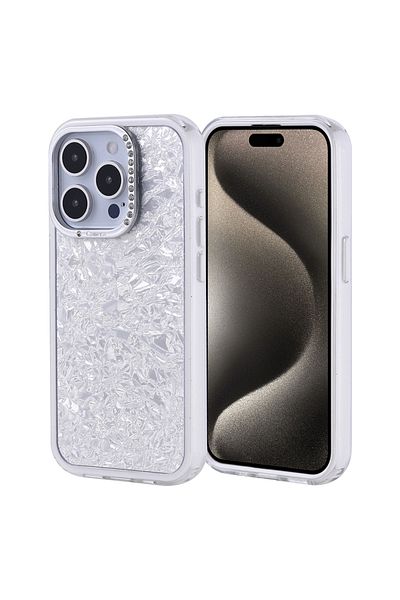 Nezih Case حافظة لامعة متوافقة مع هاتف Apple iPhone 15 Pro